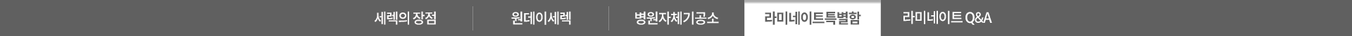 정밀보철세렉-메뉴