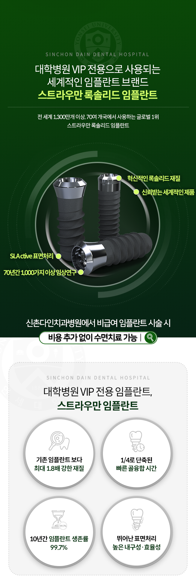 스트라우만-록솔리드-임플란트-대학병원-VIP-전용으로-사용되는-세계적인-임플란트-브랜드-혁신적인-솔리드-재질,-SLA-ctive-표면처리,-60년간-1,000가지-이상-임상연구,-신뢰받는-세계적인-제품-비급여-임플란트-시술-시-비용추가-없이-수면치료-가능-기존-임플란트보다-최대-1.8배-강한-재질,-4분의1로-단축된-빠른-골융합-시간,-10년간-임플란트-생존률-99.7%,-뛰어난-표면처리-높은-내구성/효율성
